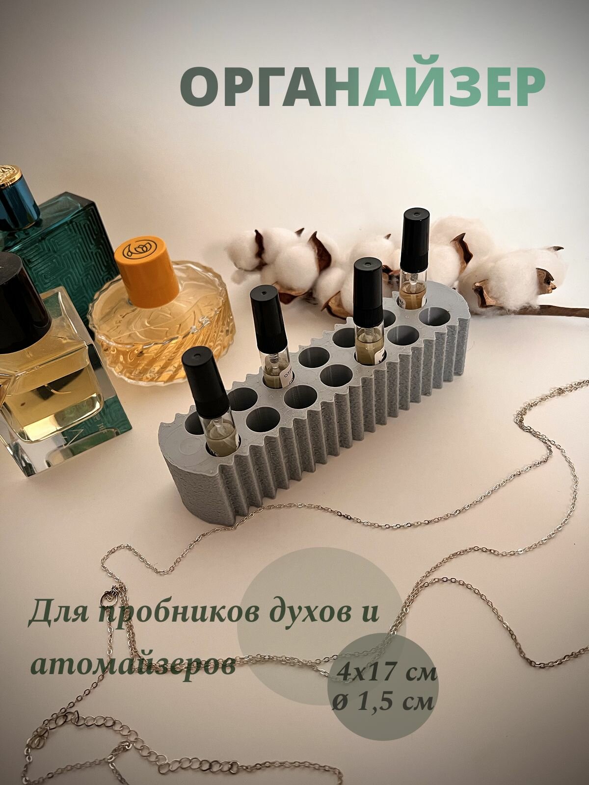 Органайзер для хранения духов, атомайзеров. Парфюмерия и уход.