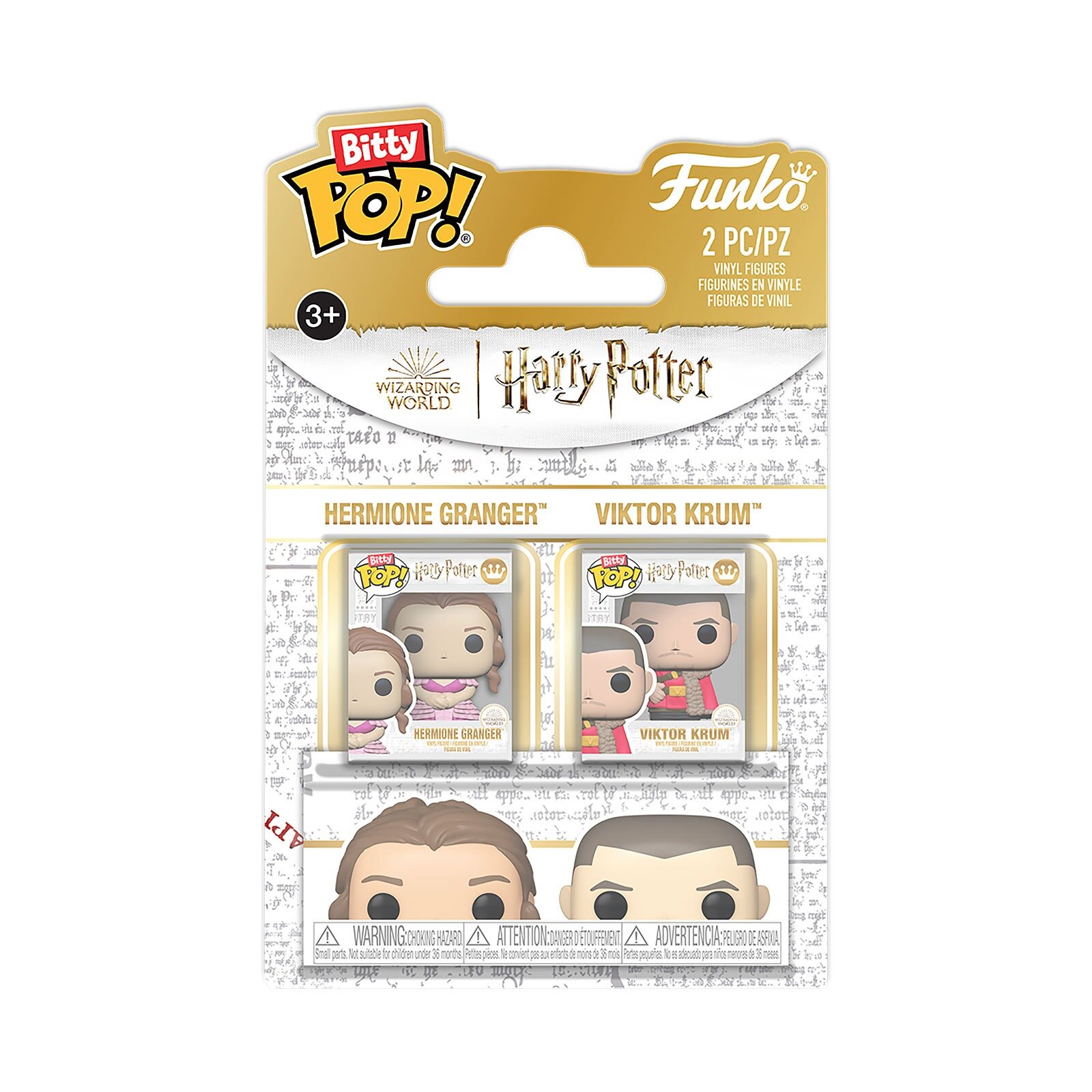 Набор мини-фигурок Funko POP! Bitty Harry Potter 88941 Гермиона Грейнджер и Виктор Крам