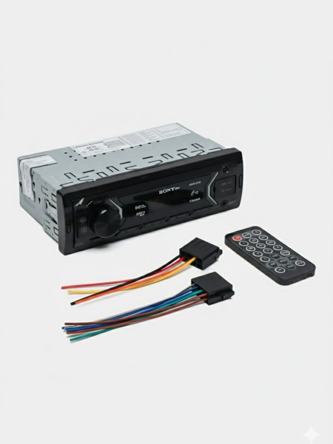 Автомагнитола Sony 1DIN Bluetooth MP3 USB TF AUX, Hands-Free, цифровой дисплей, пульт ДУ — фото 1