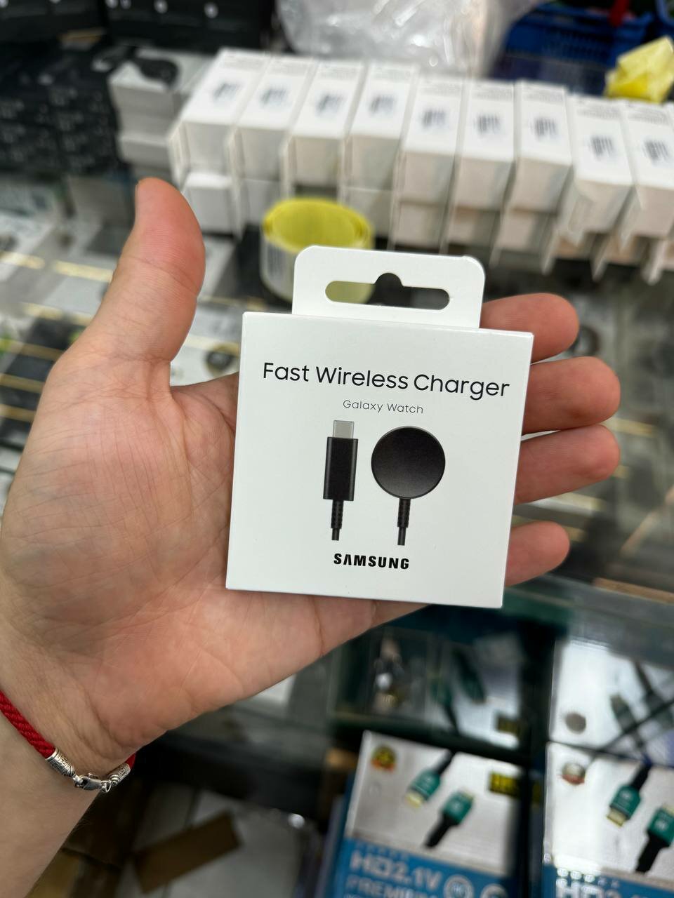Зарядное устройство для Samsung Galaxy Watch 3/4/5/6, Active 1/2, 5 Pro, 6 Classic, USB кабель