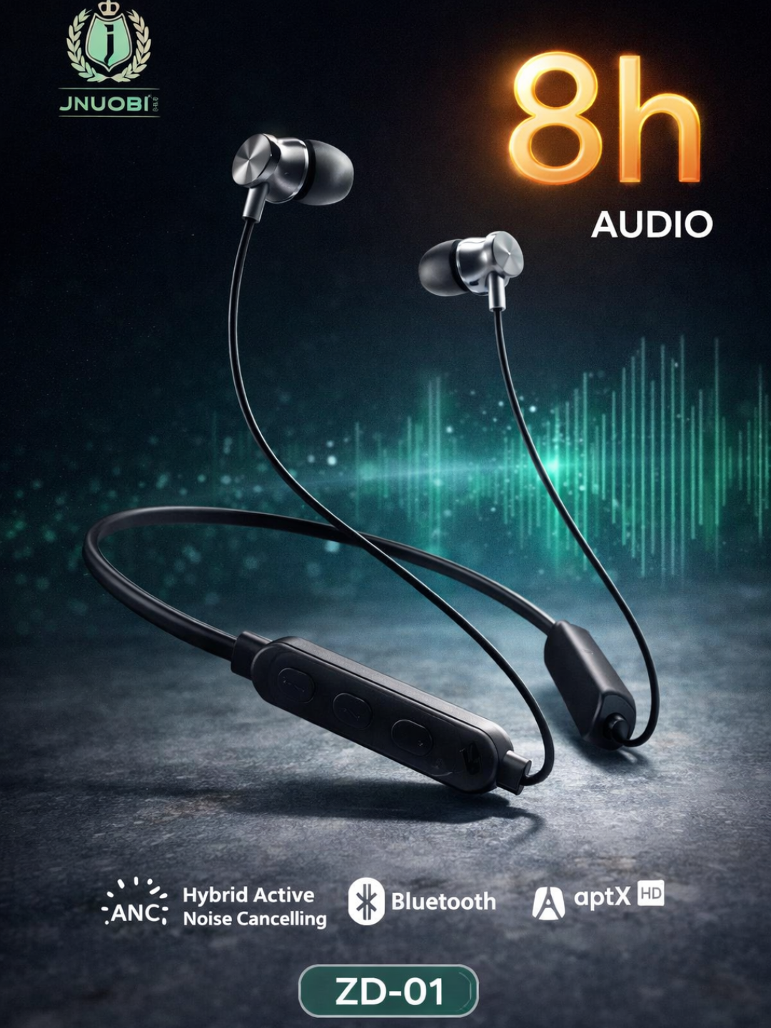 Беспроводные Bluetooth наушники с шейным ободом (Neckband), стерео гарнитура с микрофоном, магнитным