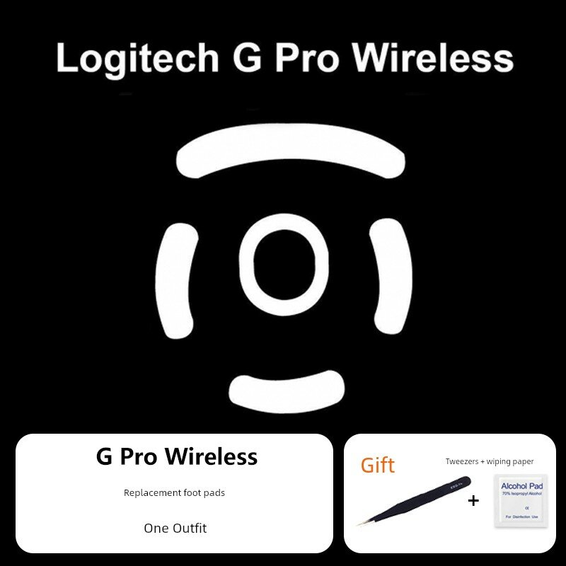 Набор наклеек для мыши Razer G Pro Wireless, одна пара для гейминг-мышь, универсальная совместимость