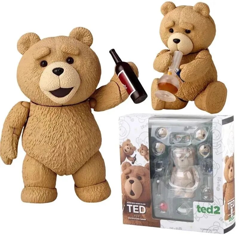 Фигурка Тед 2, Bjd плюшевый мишка Тед, экшн-фигурка Revoltech No.006, модель из фильма, игрушка, подарок