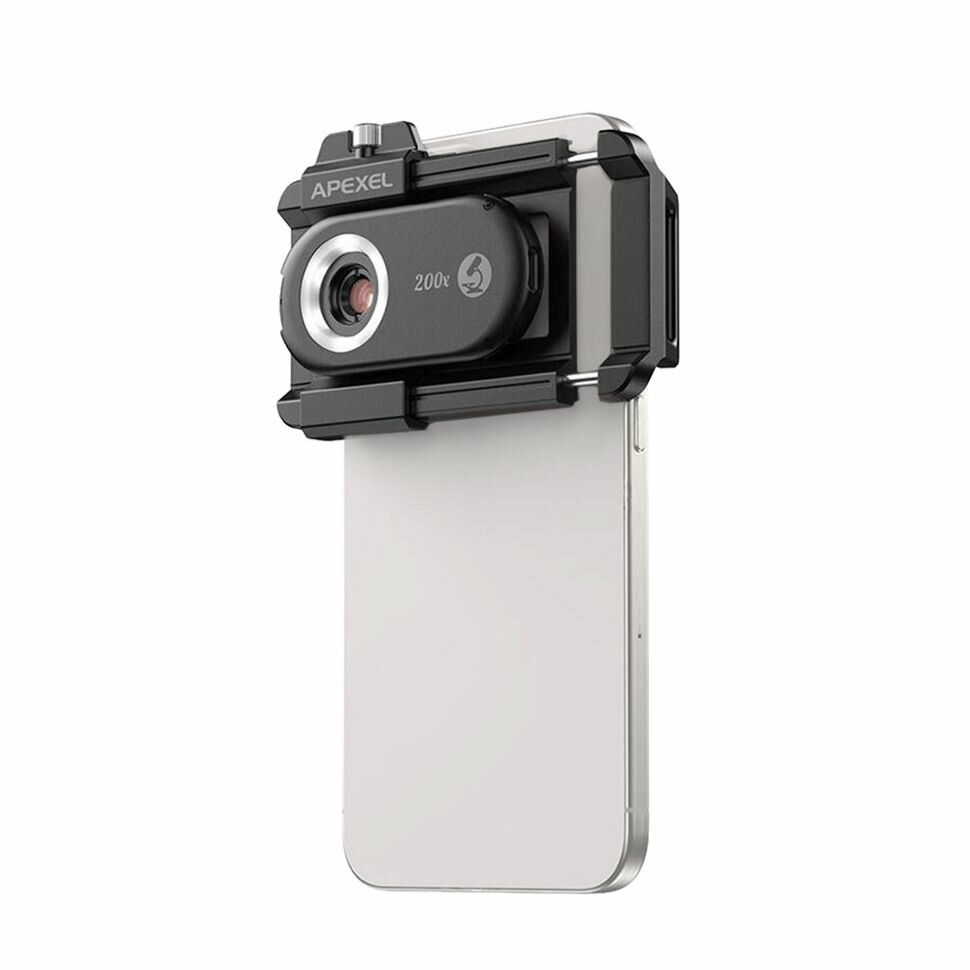 Объектив - микроскоп Apexel PhoneMicro 5 200x для смартфона