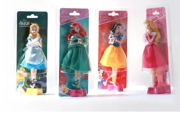 Набор ручек Disney Princess, 4 шт. Фигурки персонажей, шариковая ручка, для школы и творчества