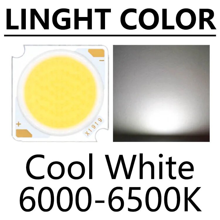 Светодиодный чип Bridgelux 24W, 6000K, Cool White