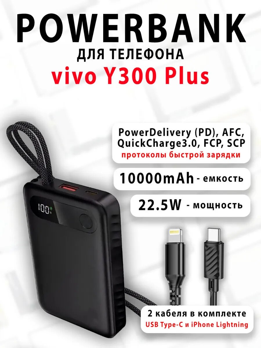 Повербанк для телефона vivo Y300 Plus