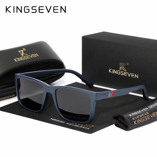 фото Солнцезащитные очки kingseven, синий/черный