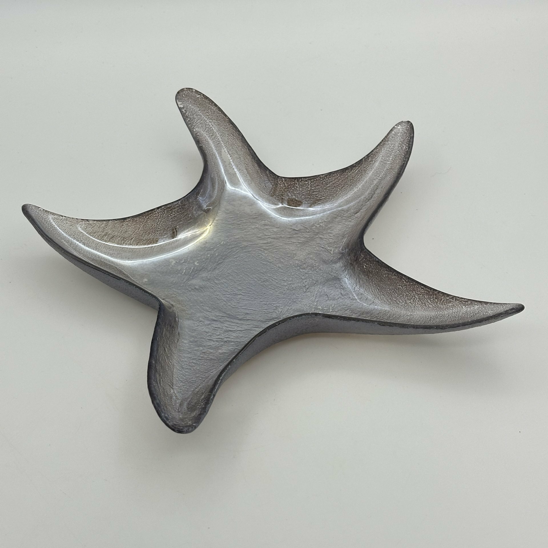 Фруктовница (конфетница) "Морская звезда", стекло, Европа, 1990-2000 гг.