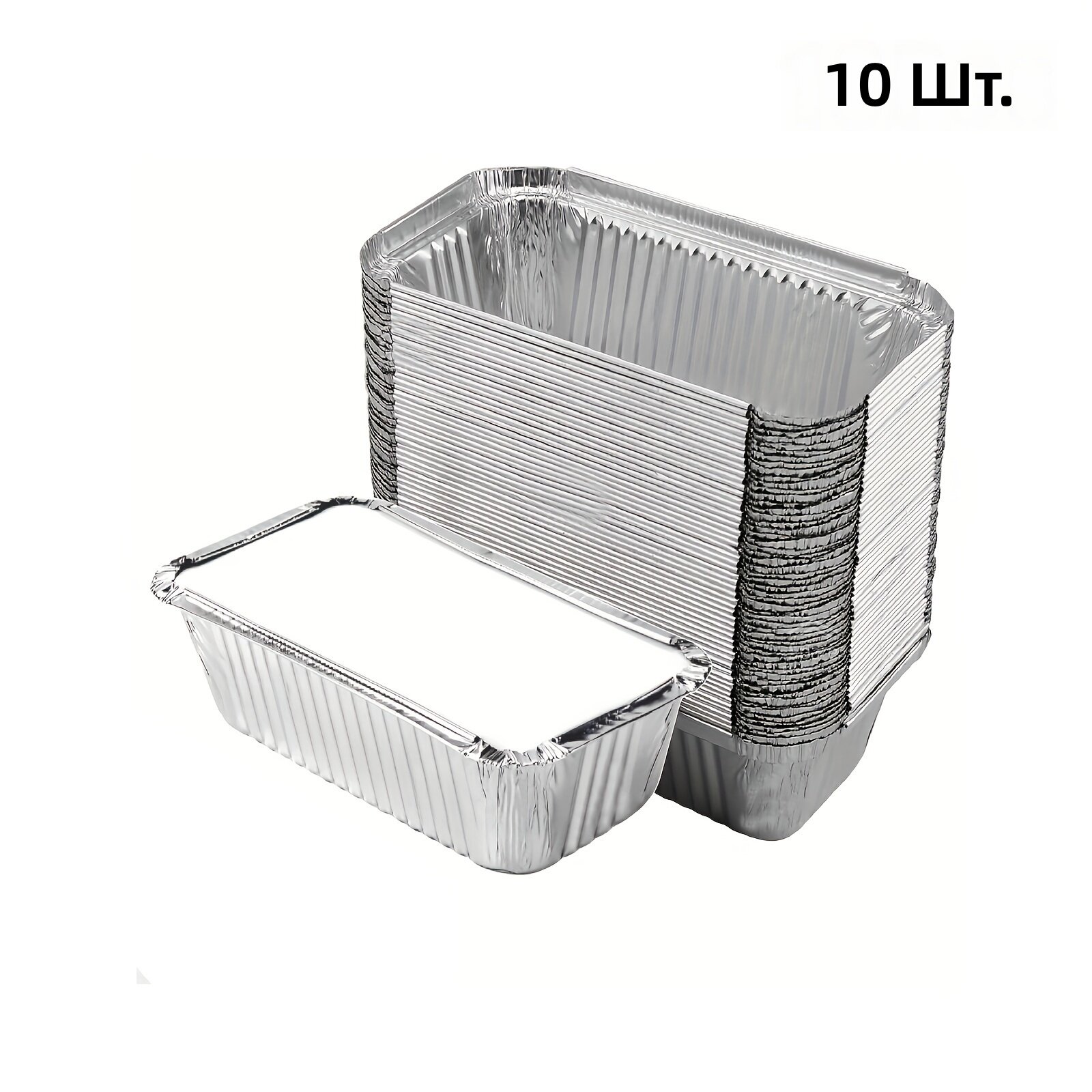 Формы для выпечки хлеба мини, алюминиевые, одноразовые, 10 шт, 2 фунта, с картонными крышками, 7,8 x 4,3 x 2,2 дюйма