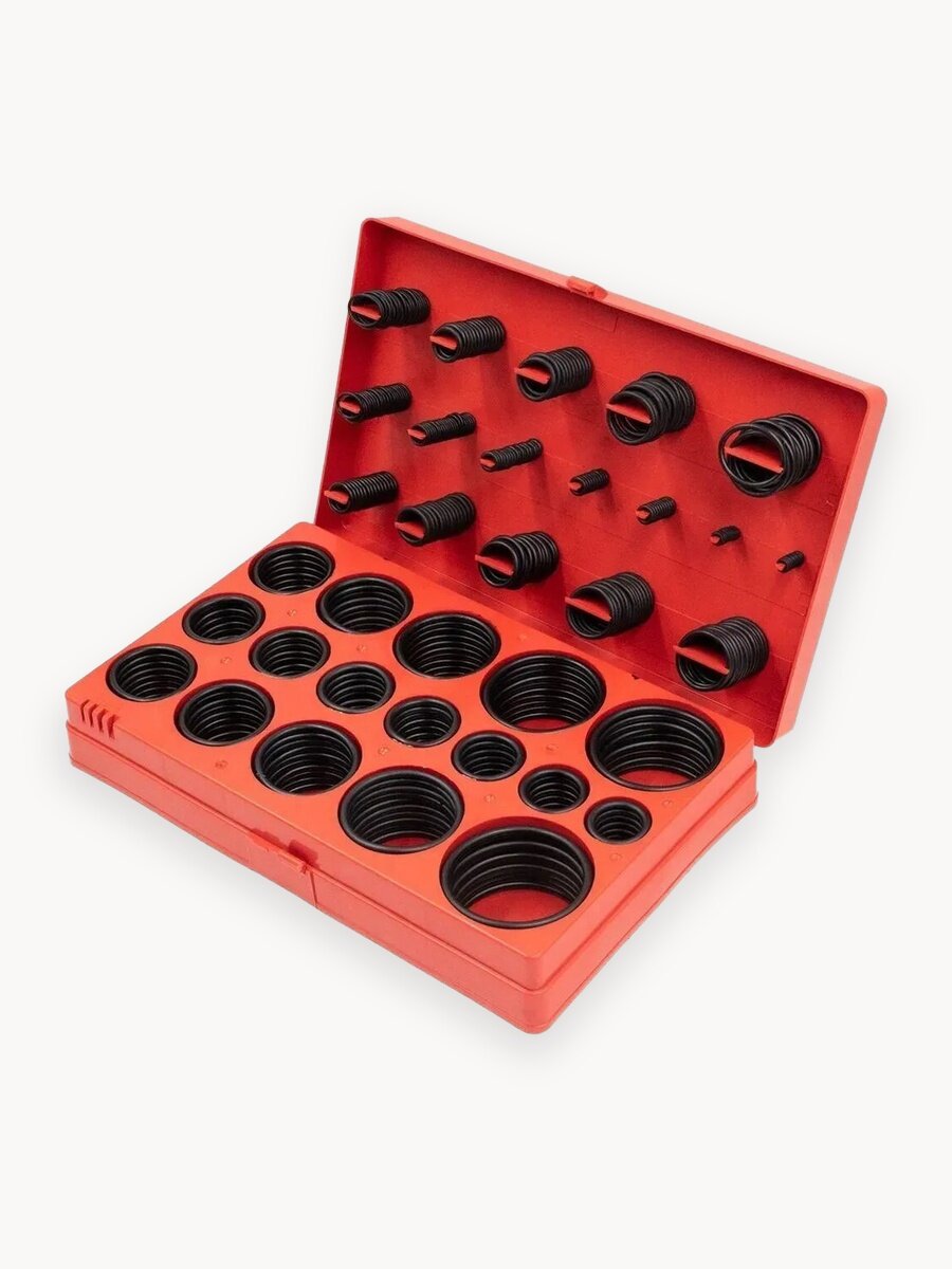 Набор колец уплотнительных резиновых маслобензостойких, 419 шт, 3-50 мм / уплотнительное кольцо для автомобиля