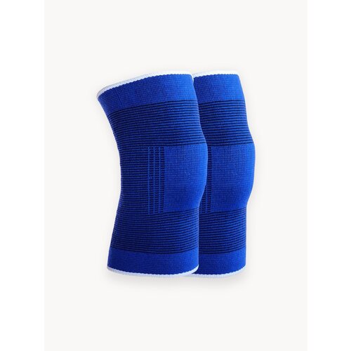 Суппорт-бандаж ONLYTOP для коленного сустава, универсальный размер, синий, 2 шт.