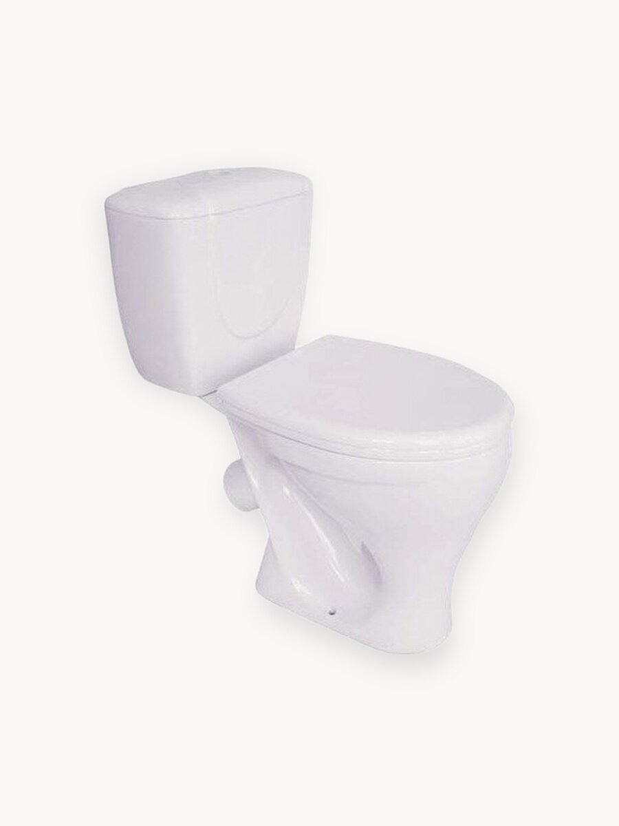 Унитаз-компакт ВКЗ Луна-2, сиденье в комплекте, белый