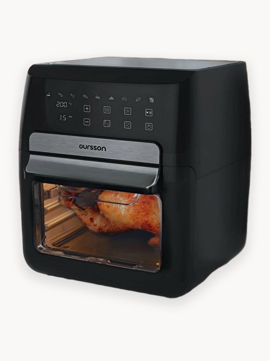 Аэрогриль AF1207D/BL, Oursson объемом 12 литров и мощностью 1700 Вт