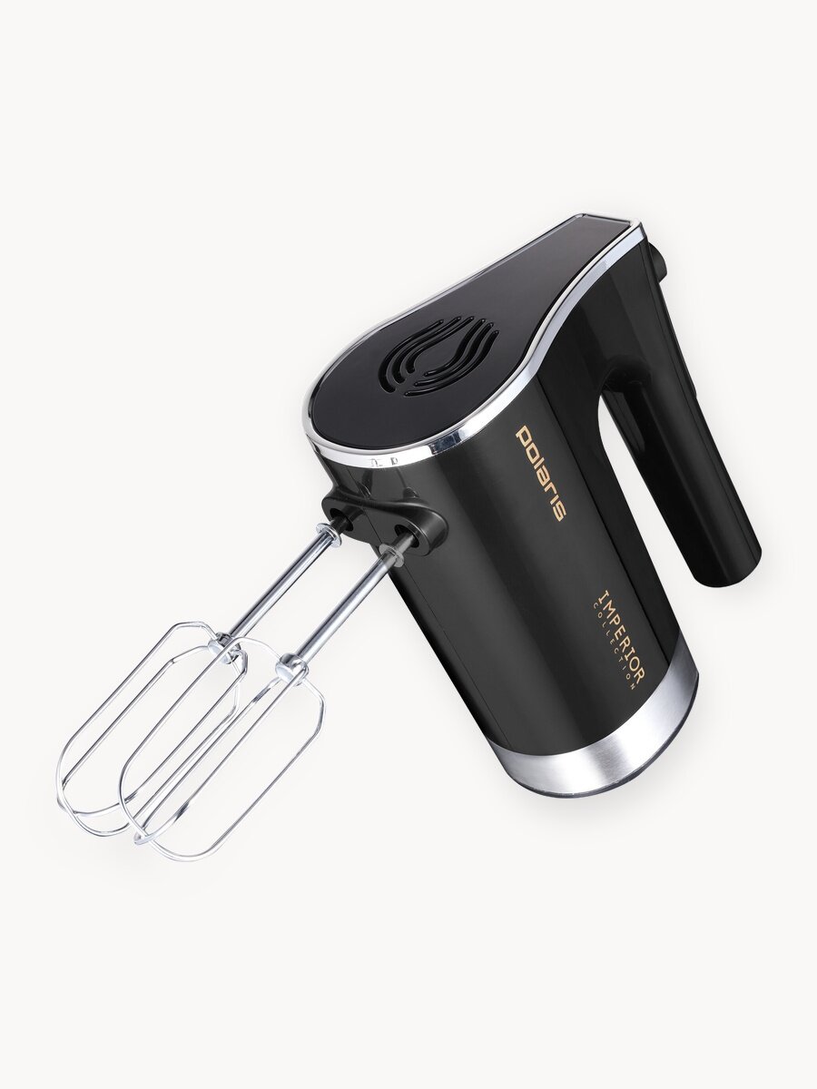 Миксер кухонный ручной Polaris PHM 7029 Imperior с насадками, черный