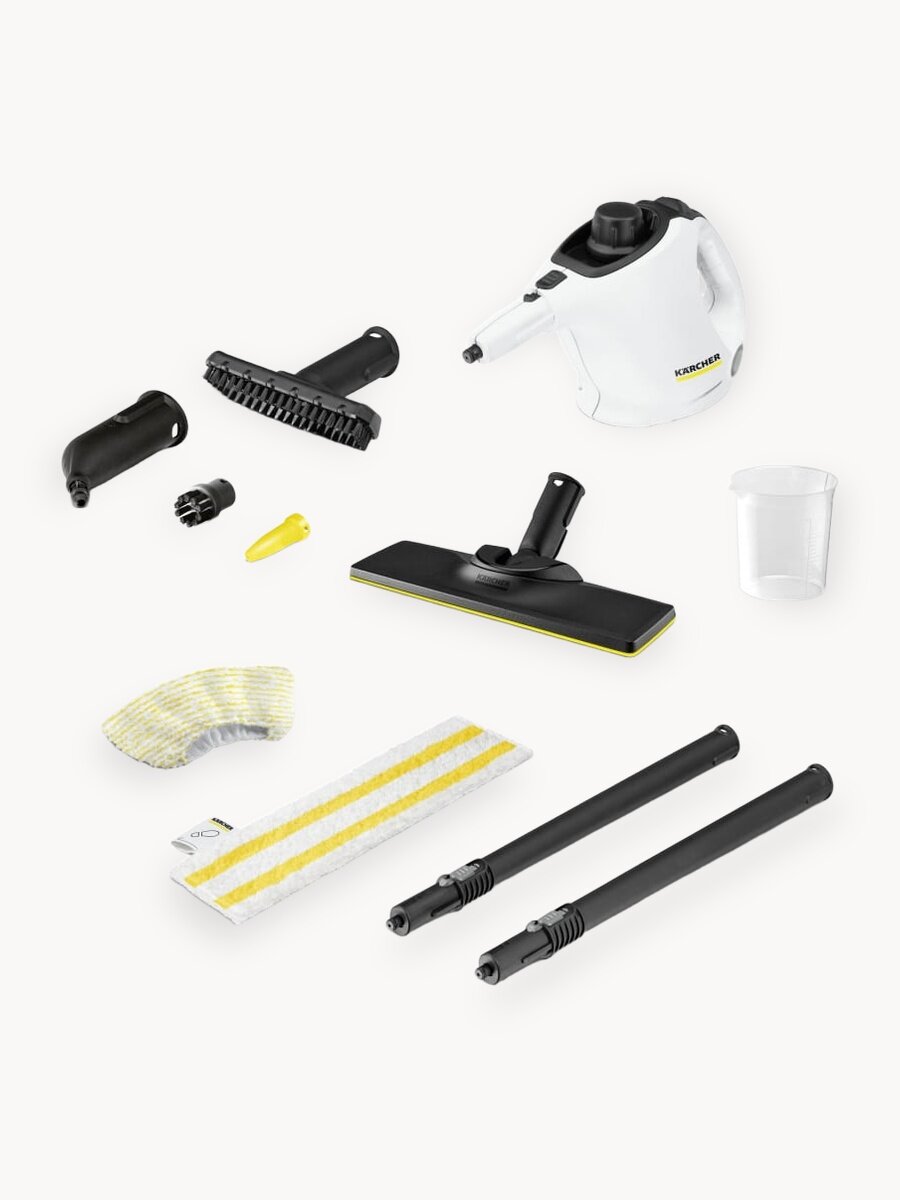 Пароочиститель Karcher SC 1 EasyFix (1.516-401.0) белый, 1200ВТ