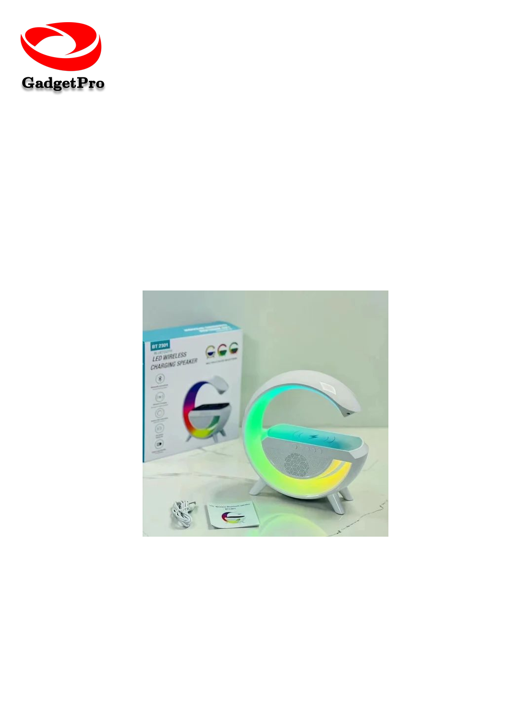 Умная колонка Google Lampa + BT-2301: LED-лампа с Bluetooth, современный дизайн