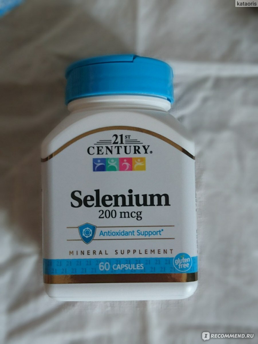 21st Century Selenium 200 mkg, 60 capsul /21st Century Селен, 200 мкг, 60 капсул