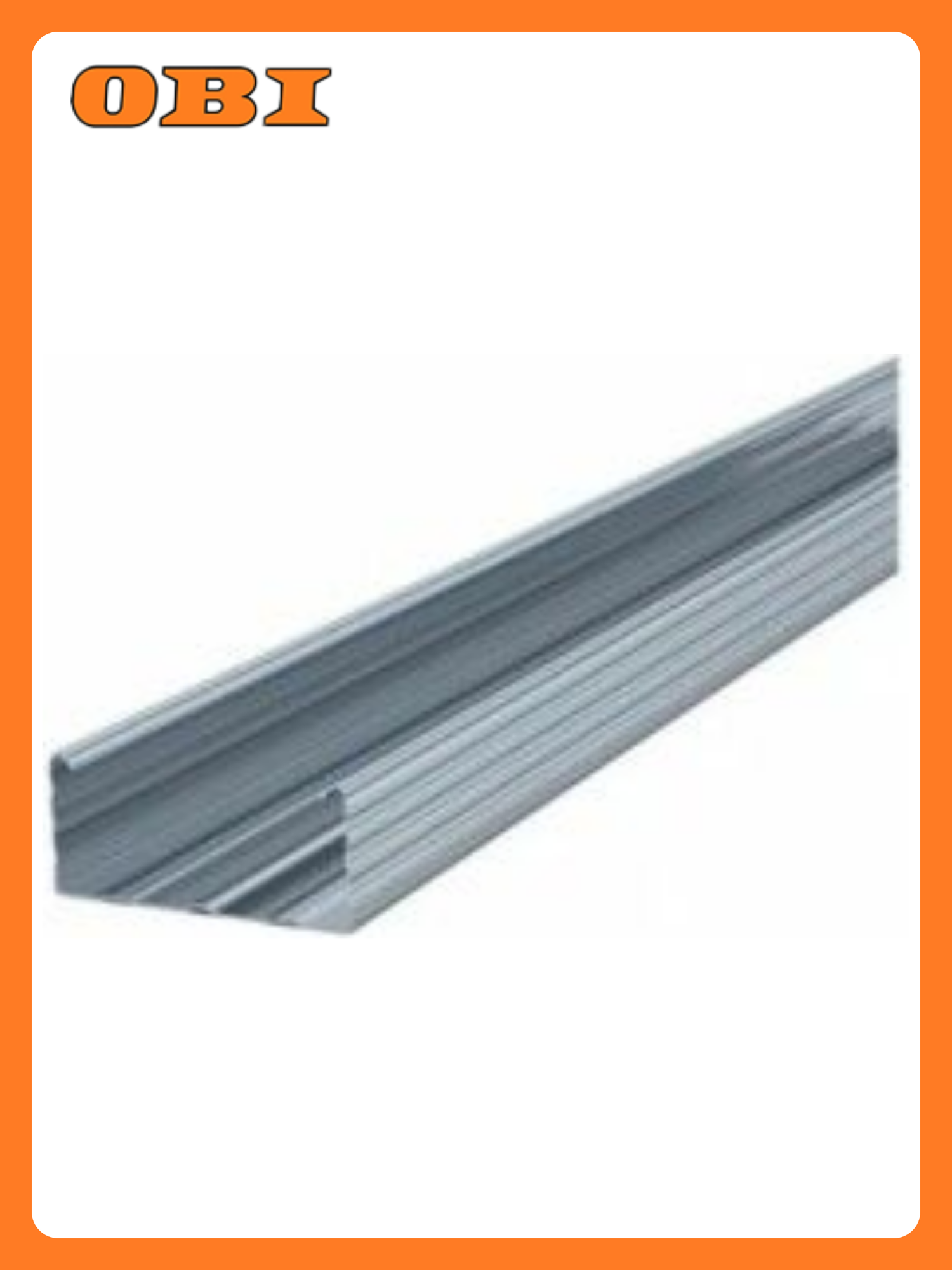 Профиль РБМ Construction ПП 60х27 хромированный сталь 3 м