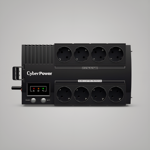 Изображение товара ИБП CyberPower BS850E black 850VA, синусоидальная, с широтно-импульсной модуляцией