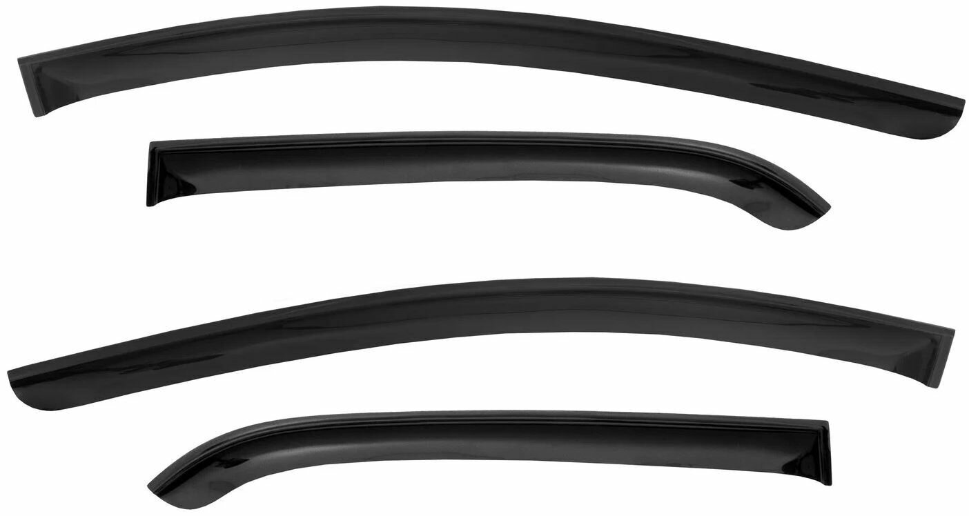 Дефлекторы боковых окон накладные на DAEWOO MATIZ (1998-2015) 4 шт Крепление на скотч 3М для хэтчбека комплект