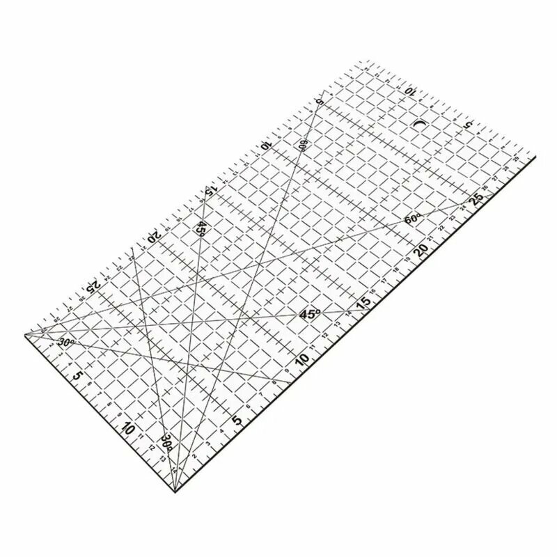 Линейка для пэчворка 30x15см