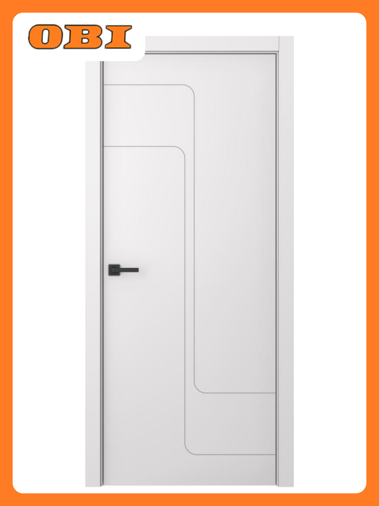 Дверное полотно глухое АРТ-2 эмаль белый 2000х700