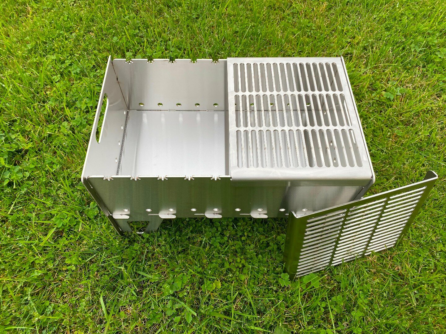 Мангал из нержавейки 3мм с решетками гриль — фото 1