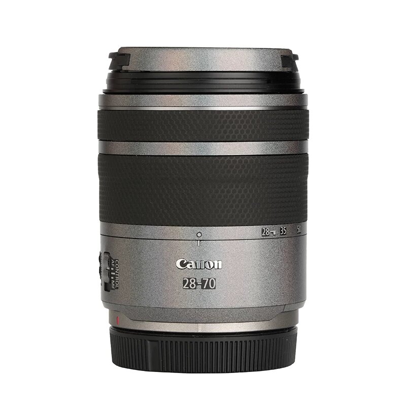 Защитная пленка для объектива Canon RF28-70mm F2.8 с перламутровым серым рисунком и матрицей