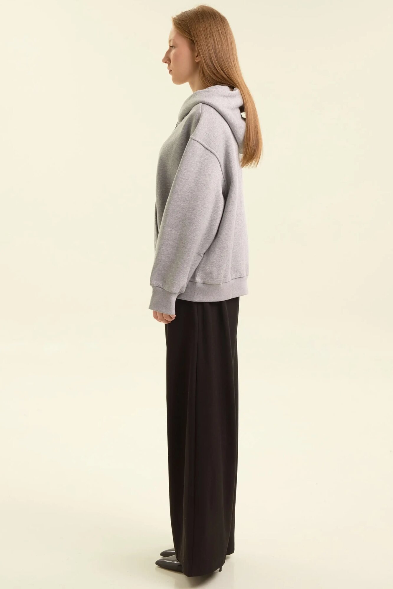 Худи Selfie, размер M, , серый — фото 1