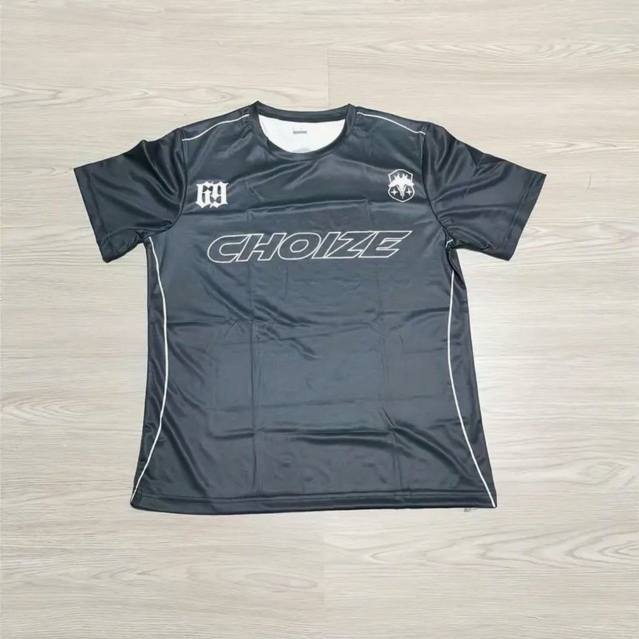 Джерси Оверсайз, в винтажном футбольном стиле, вдохновленный уличной модой (стритвир)., размер S,M,L,XL,2XL, 016 синий — фото 1