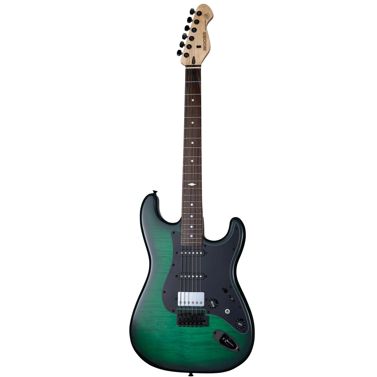 Электрогитара MOOER MSC31 Pro Green Burst — фото 1