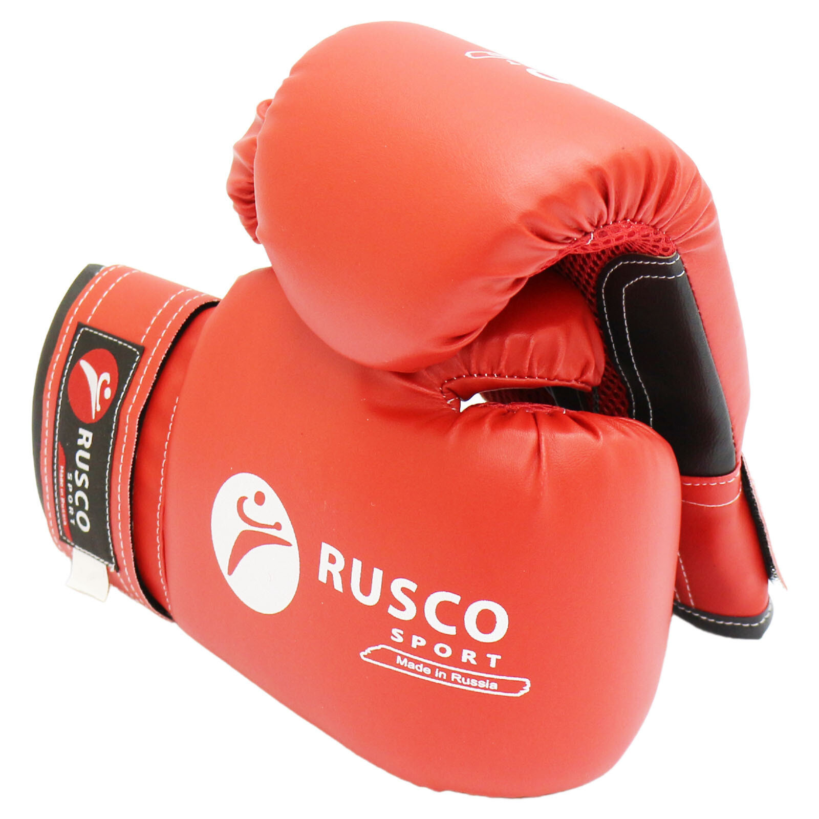 Перчатки боксерские RuscoSport Красные, 8 OZ