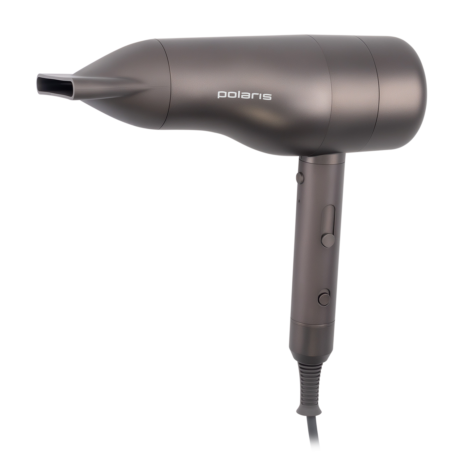 Фен Polaris PHD 2003 Global, съёмный фильтр, ионизация, защита от перегрева, графитовый — фото 1