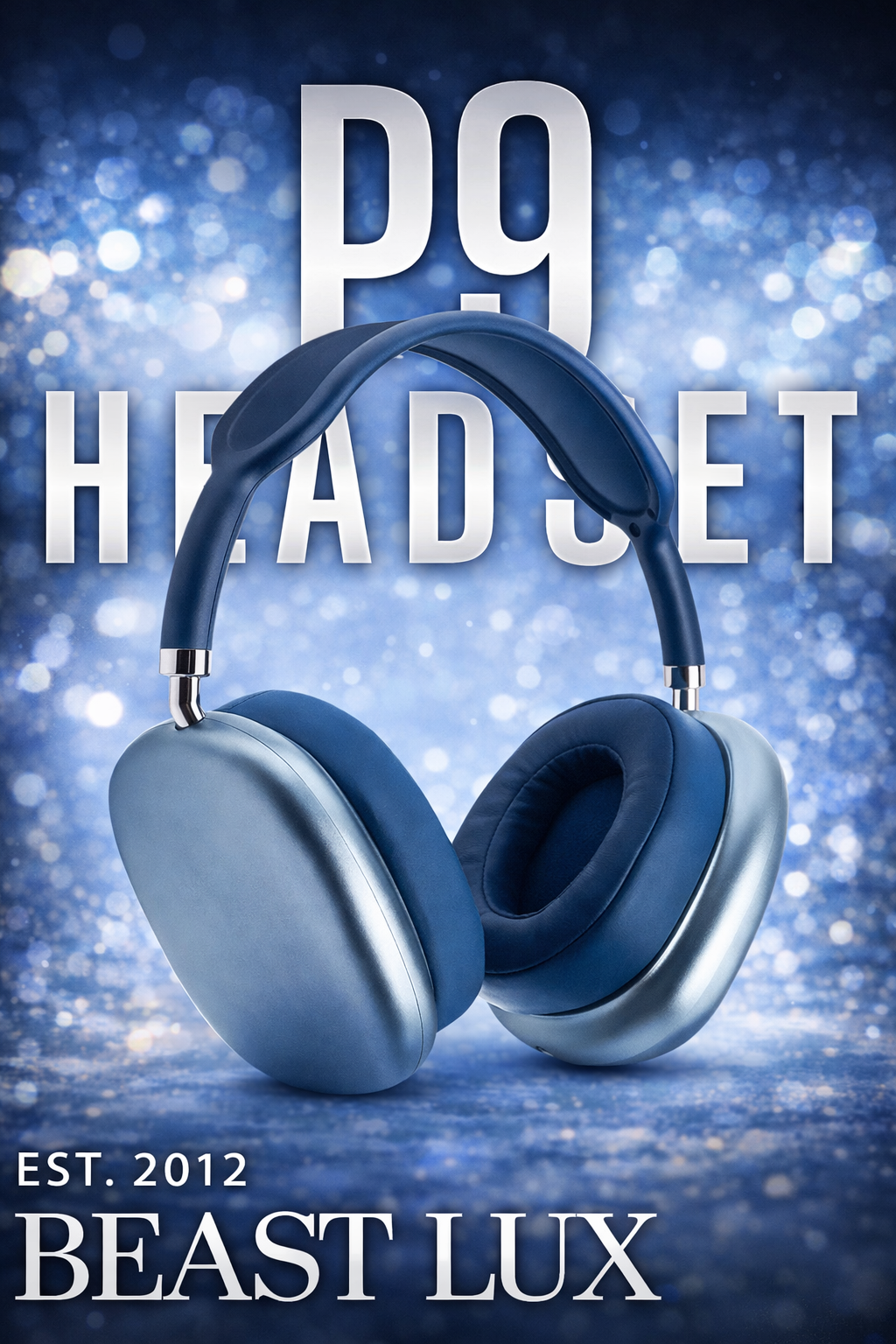 Наушники беспроводные P9, с ANC, время работы 12 часов, планарные