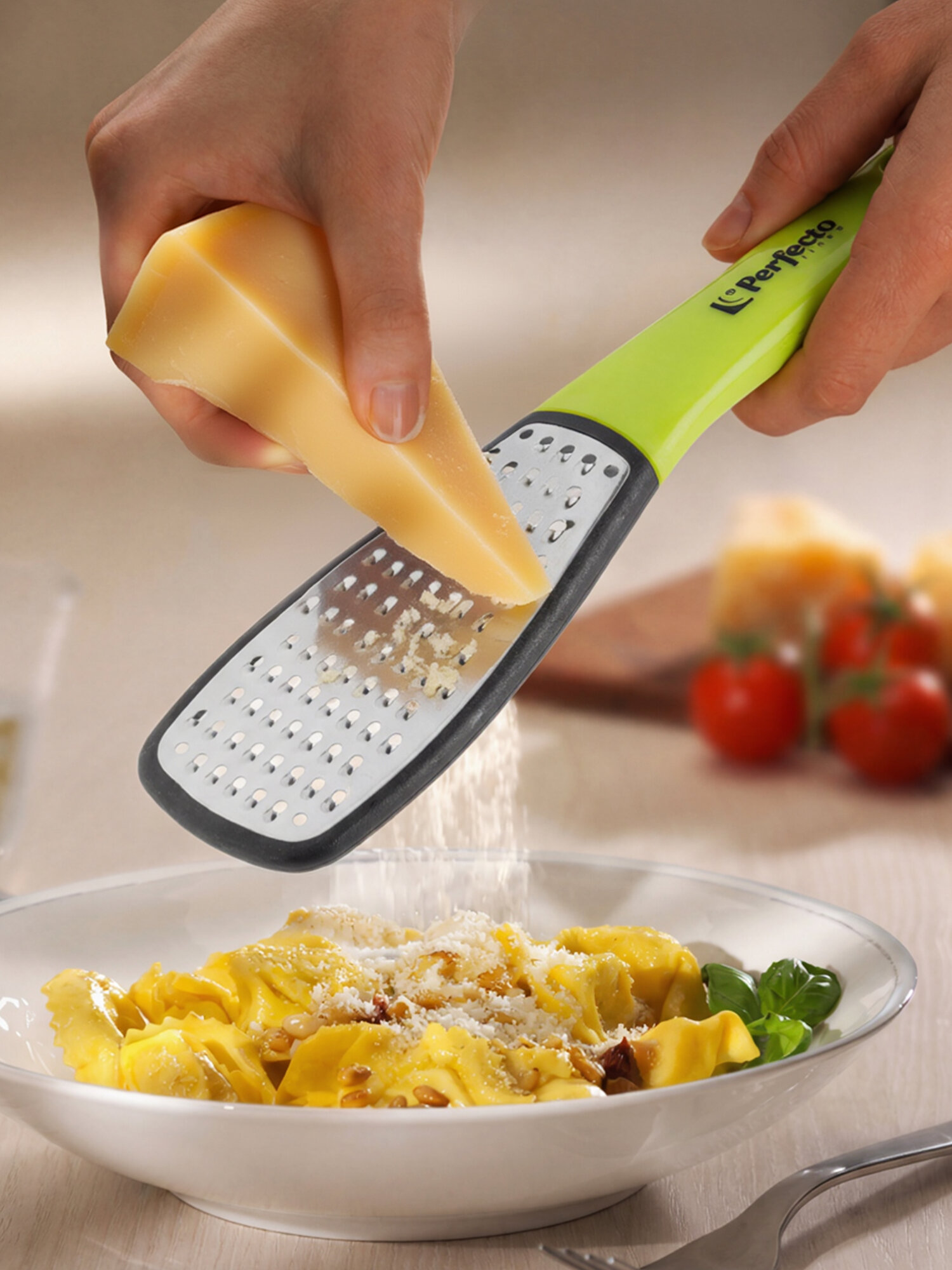 Терка для овощей ручная PERFECTO LINEA серия Starcook салатовая 21-195522 — фото 1