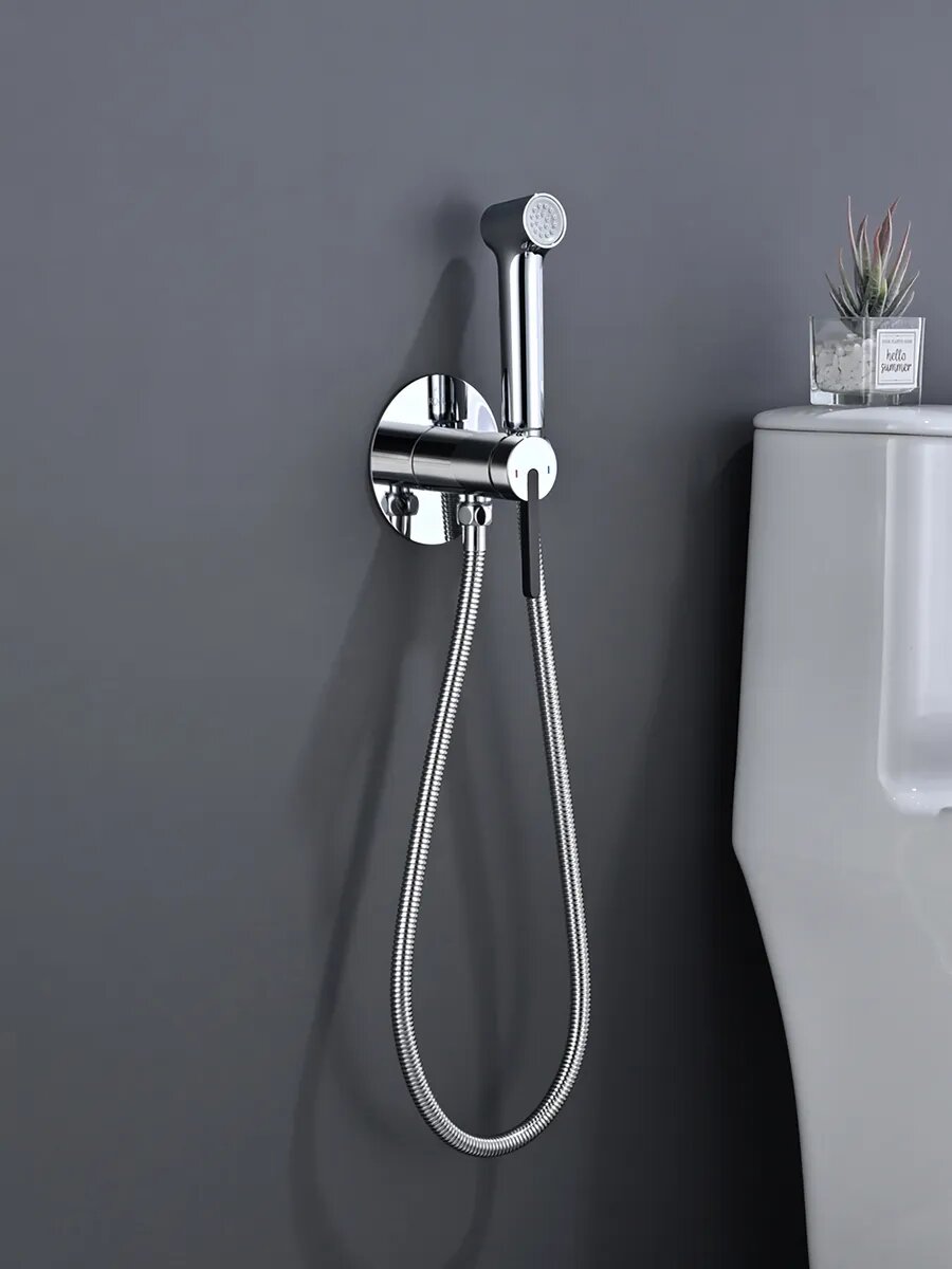 Встроенный гигиенический душ со смесителем для биде Rose R235