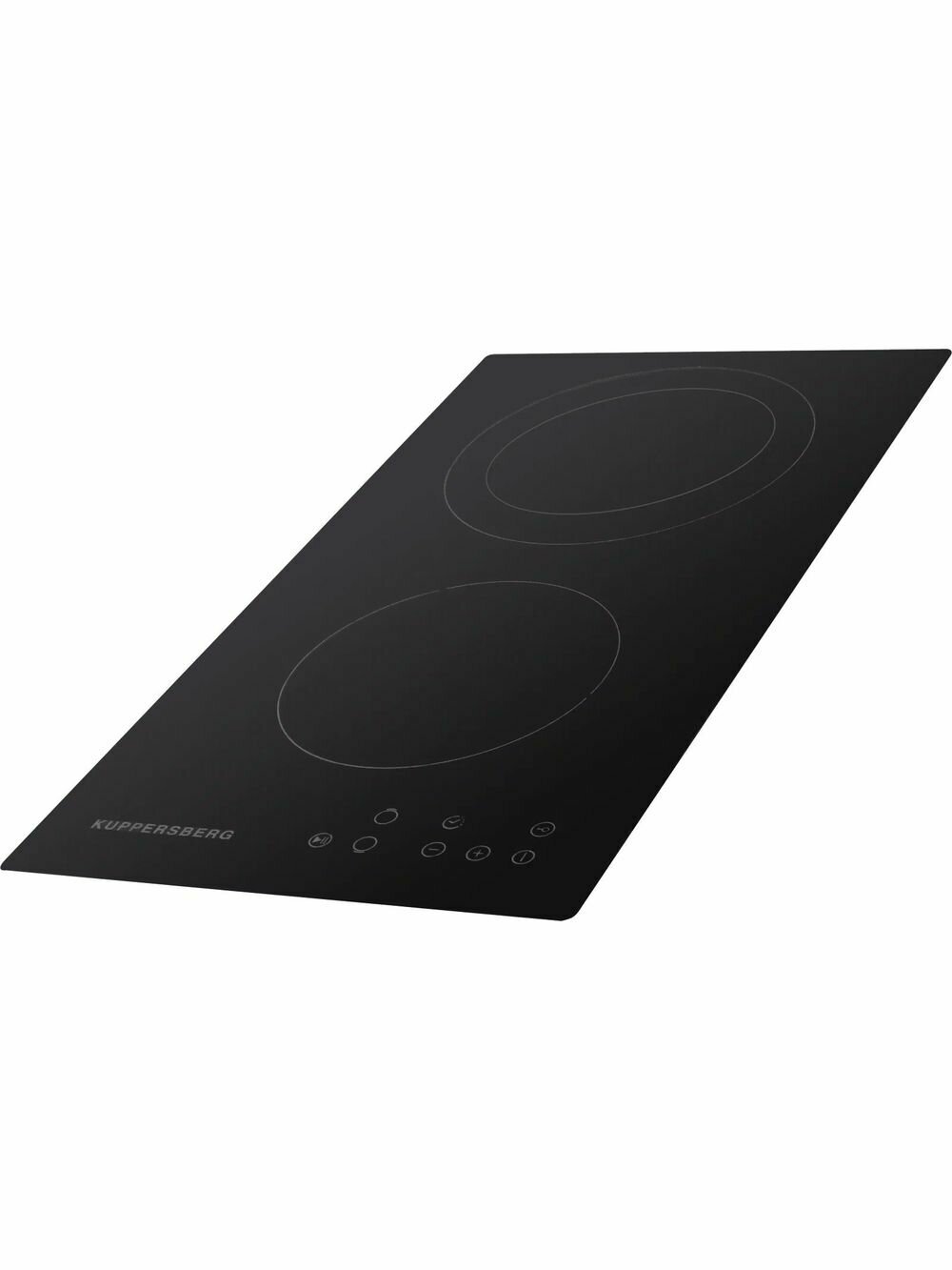 Электрическая варочная панель Kuppersberg ECO 302, встраиваемая, 2 конфорки, стеклокерамика, сенсорное управление — фото 1