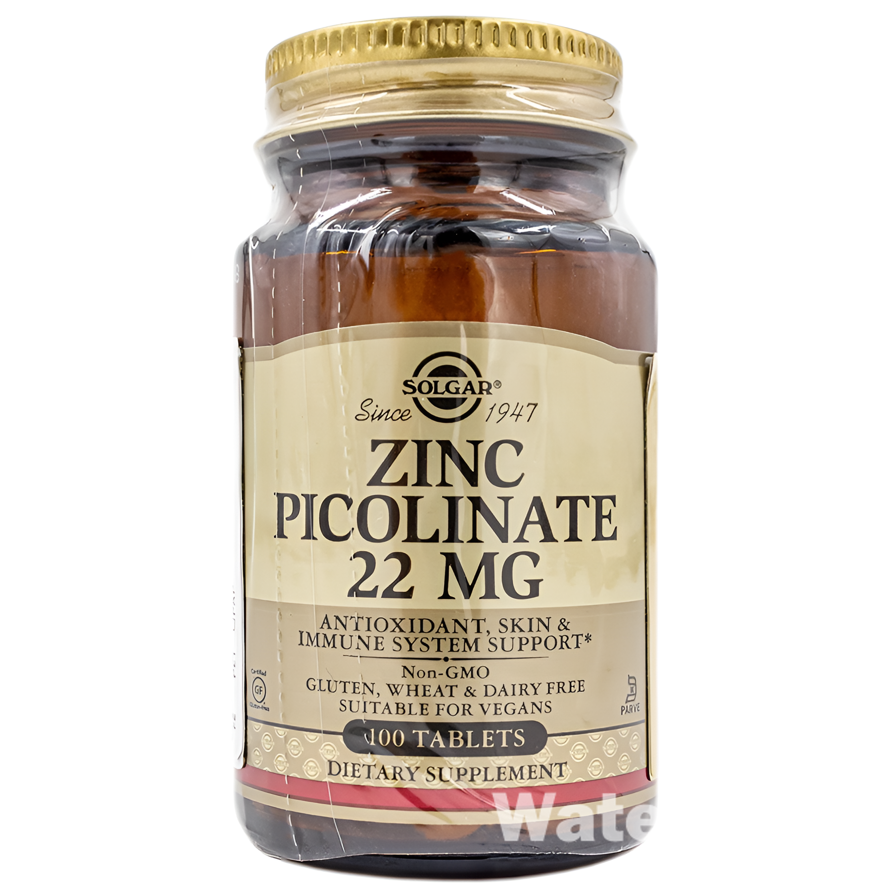 Цинк Picolinate 22 mg Solgar N100 — поддержка иммунитета, кожи, волос и метаболизма