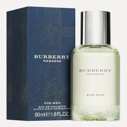Изображение товара Туалетная вода для мужчин Burberry Weekend for Men 50 мл, свежий цитрусово-древесный аромат с медовыми зелёными нотами