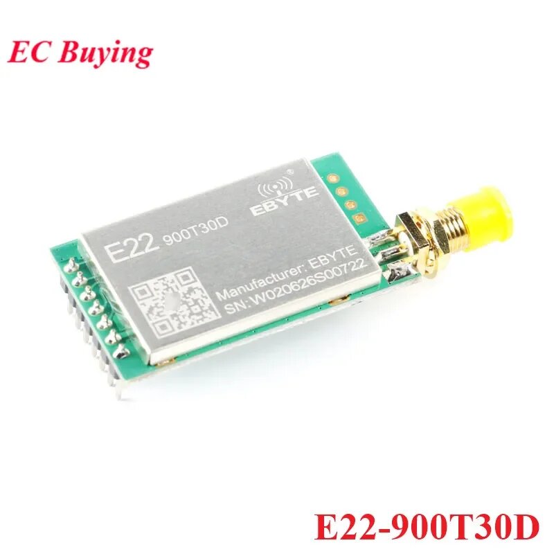 LoRa модуль EBYTE E22-900T30D, Цвет: E22-900T30D