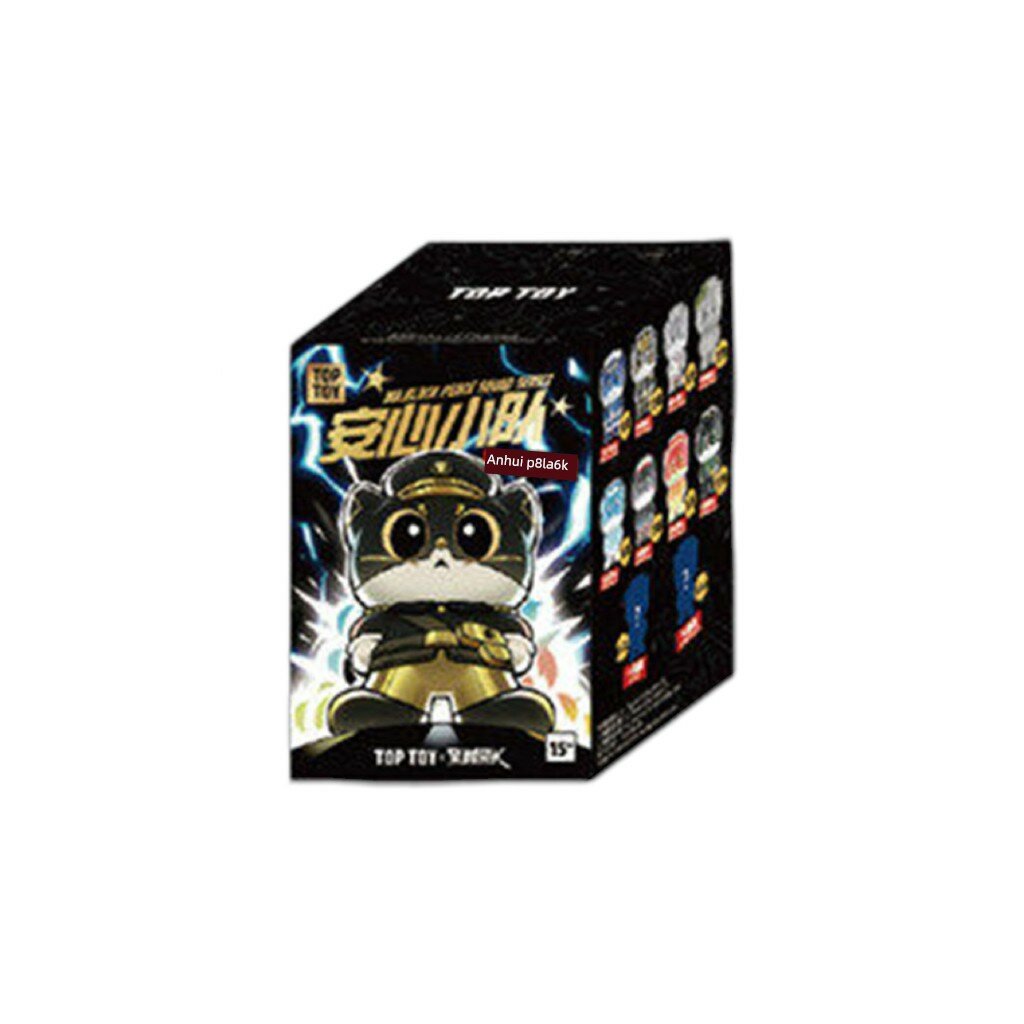Одна Случайная Коробка Сувенира из Коллекции TOPTOY Black Cat Police Safe Team