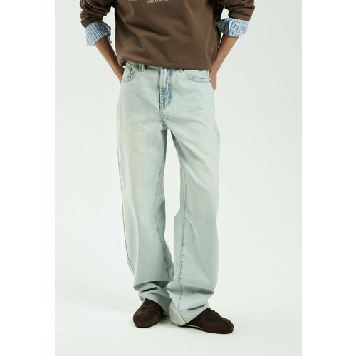 фото Джинсы широкие mossmore, размер 30, light blue