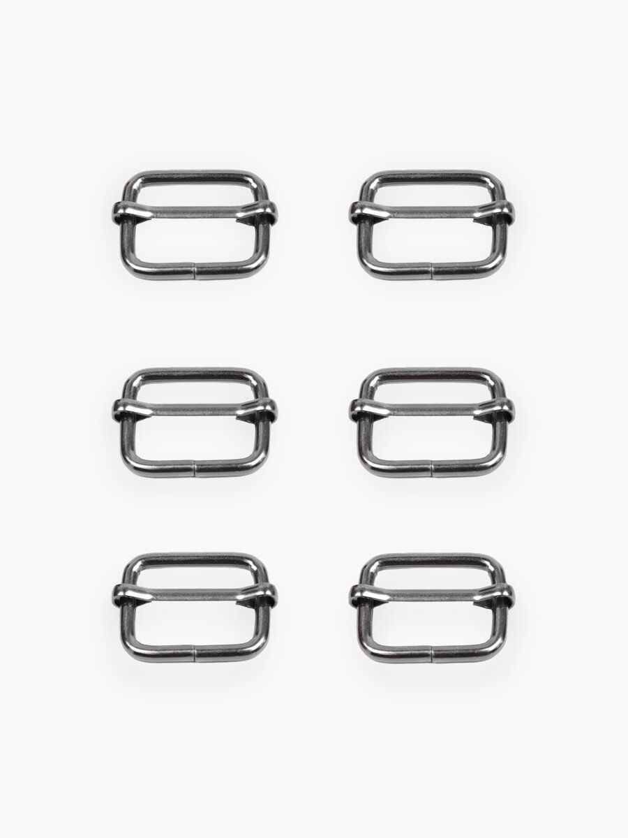 Пряжка - рамка 25 мм (Упаковка 6 штук). Цвет: Оксид