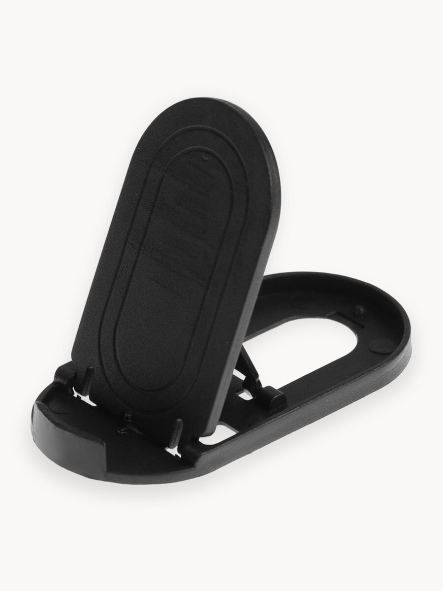 Подставка для телефона Luazon, складная, овальная, регулируемая высота, чёрная