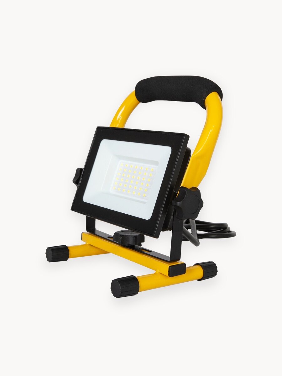 Переносной светодиодный прожектор GLANZEN 50 Вт FAD-0016-50 6500К IP65