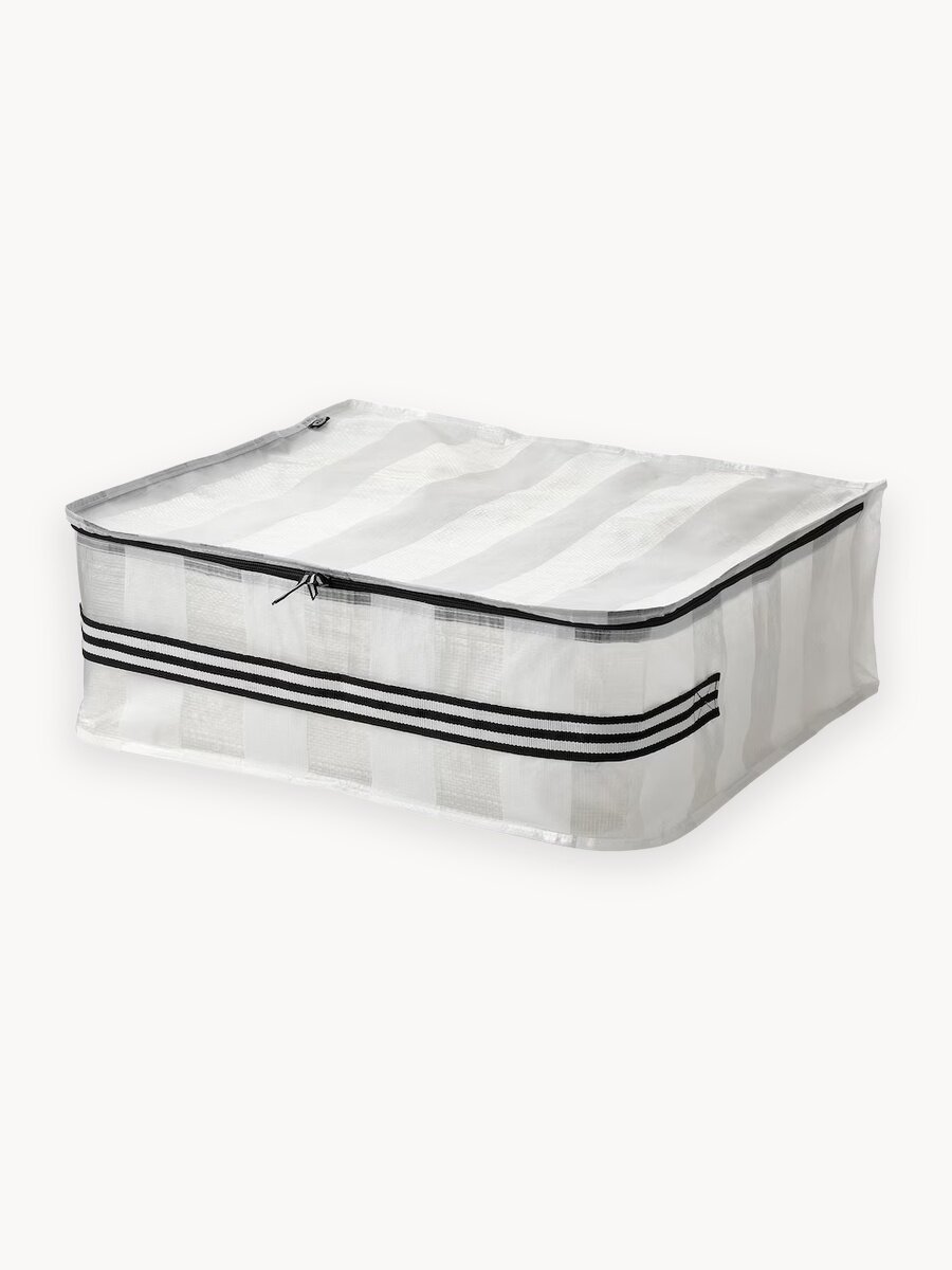 Кофр прозрачный IKEA Гёрснюгг, для хранения вещей. 55х49х19 см, 1 шт. Сумка для одежды/постельного белья икеа GORSNYGG