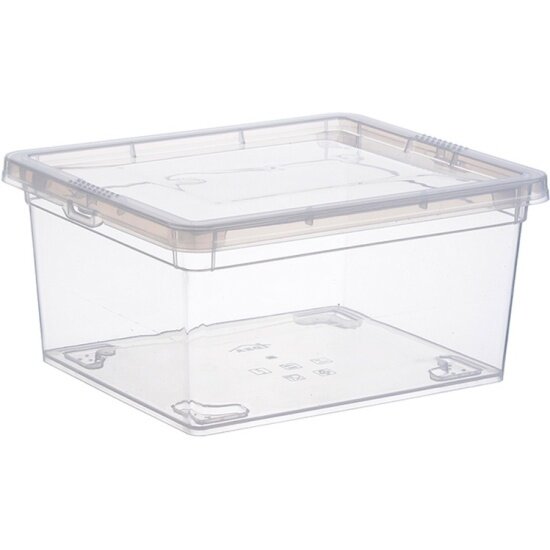 Ящик Idea 2л 190х160х90мм М 2350 Прозрачный