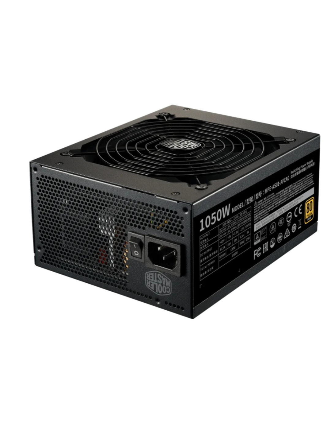 Cooler Master 1050W — мощный блок питания с эффективностью 80 Plus Gold — фото 1