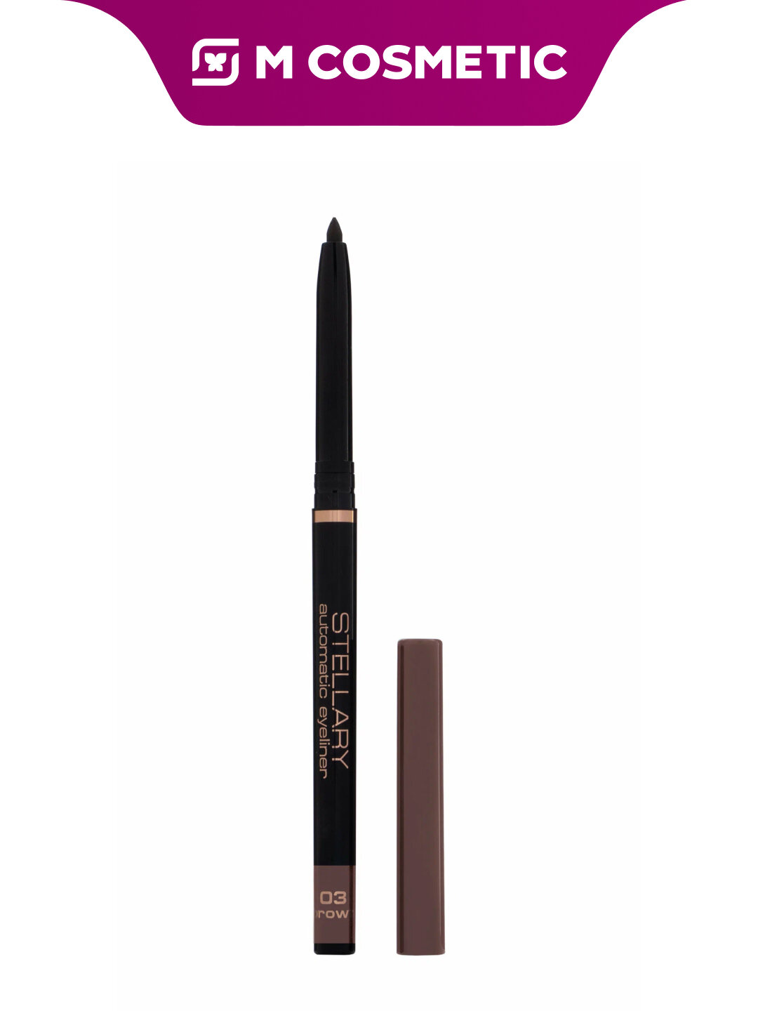 Автоматический карандаш для глаз Stellary Automatic eyeliner тон 03, цвет темно-бежевый